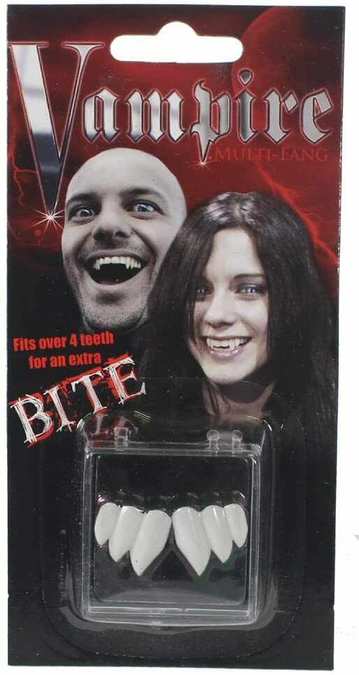 Billy-Bob Vampire Fangs-Premium Multi-Bite Fang Costume Fake Teeth