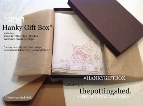 #HANKYGIFTBOX🌟New! Premium Chocolate French Mill Gift Box & Gift Enclosure Card